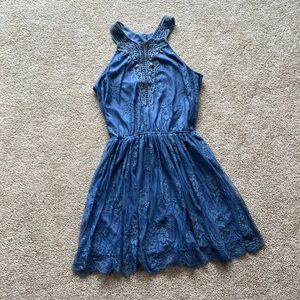 Boutique Dress. Blue. Small